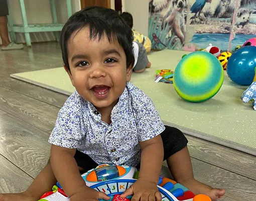 Children learning and playing at BabyGeeks 9